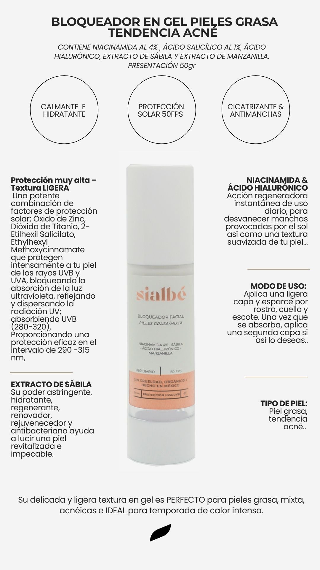 BLOQUEADOR FACIAL EN GEL