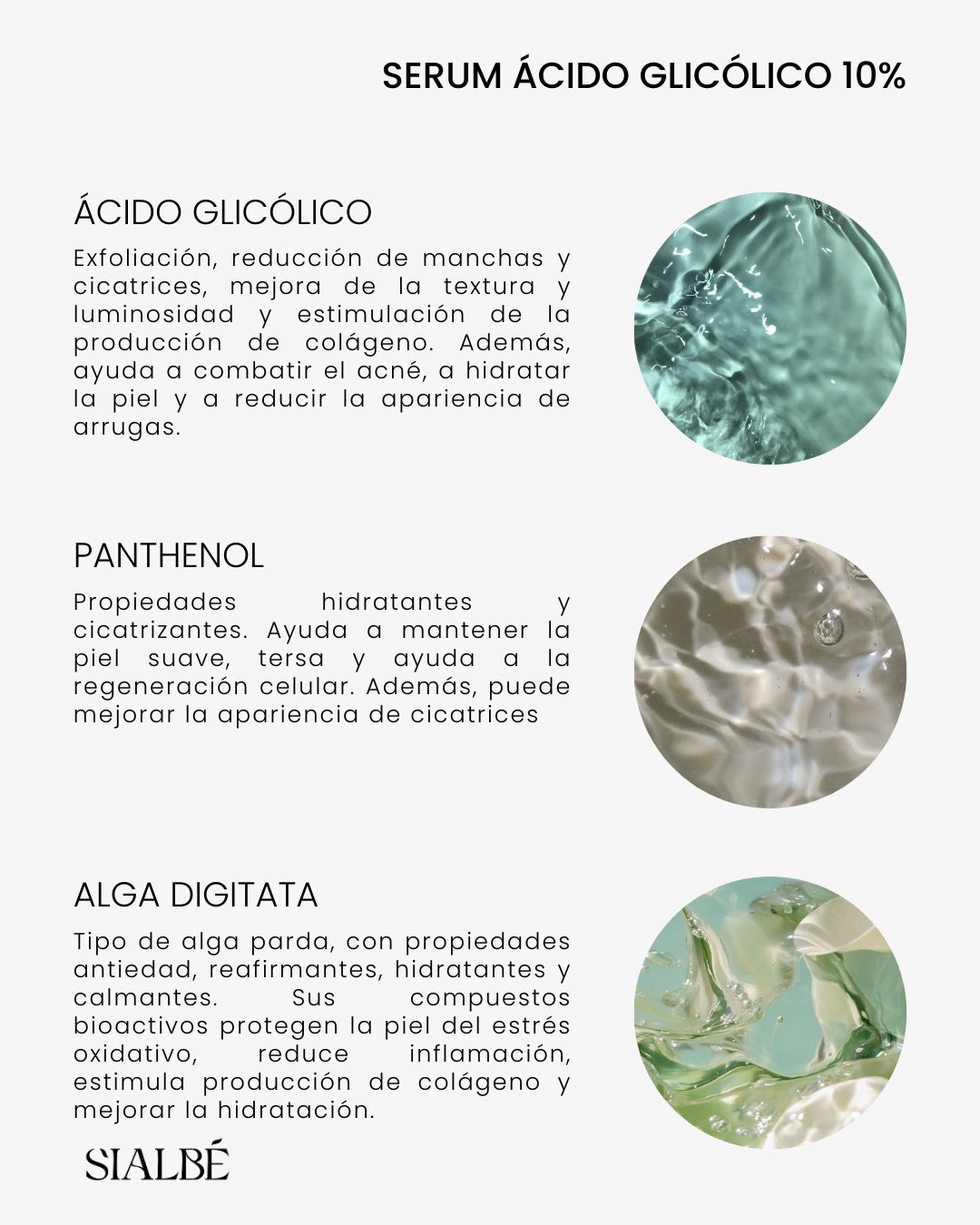 SERUM DEL MAR ÁCIDO GLICÓLICO 10%