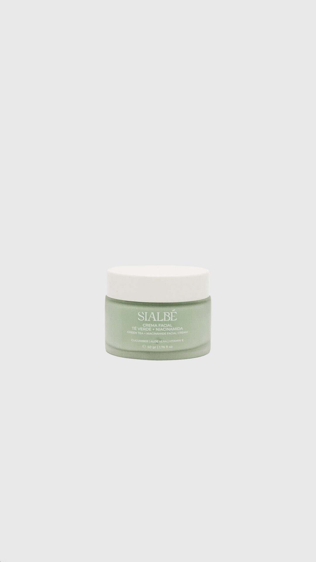 Crema Facial · Té Verde & Niacinamida