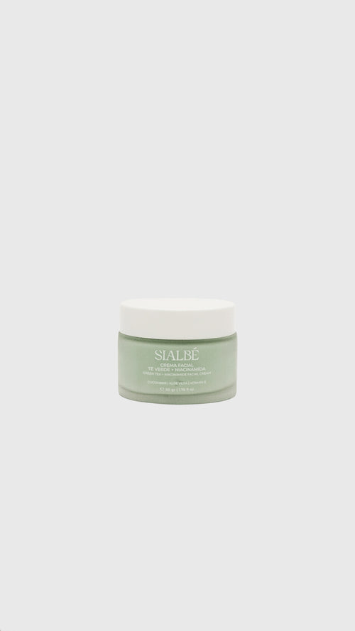 Crema Facial · Té Verde & Niacinamida
