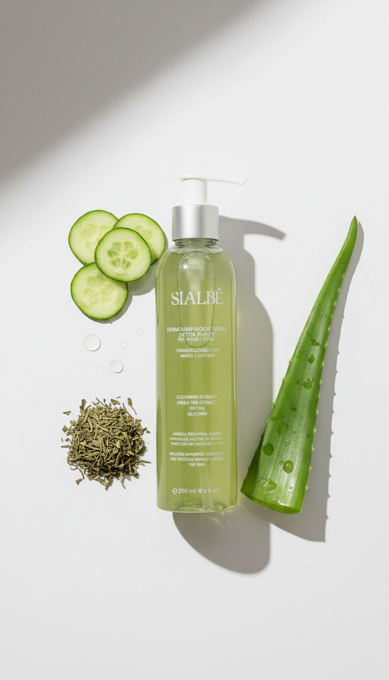 Limpiador Facial Detox Purify · Niacinamida & Té Verde